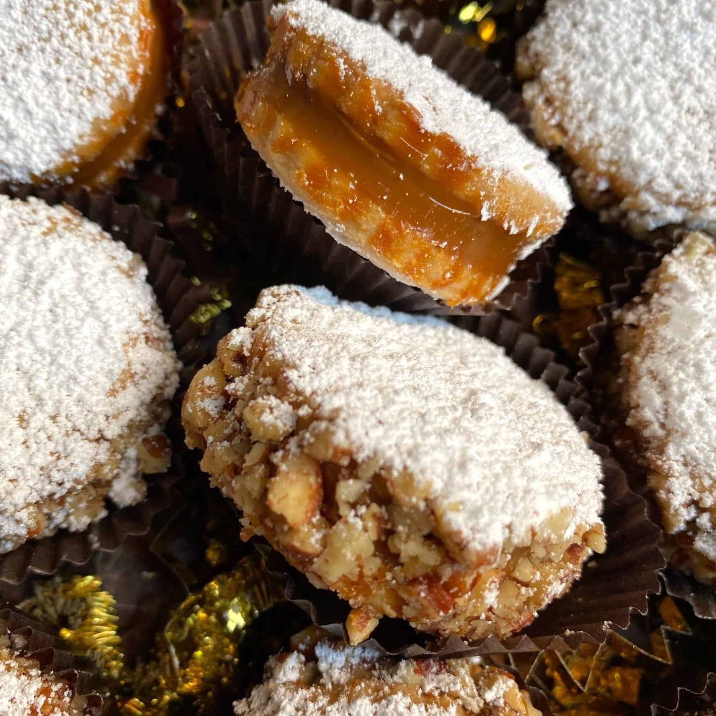 Classic and Pecan Dulce de Leche Alfajores