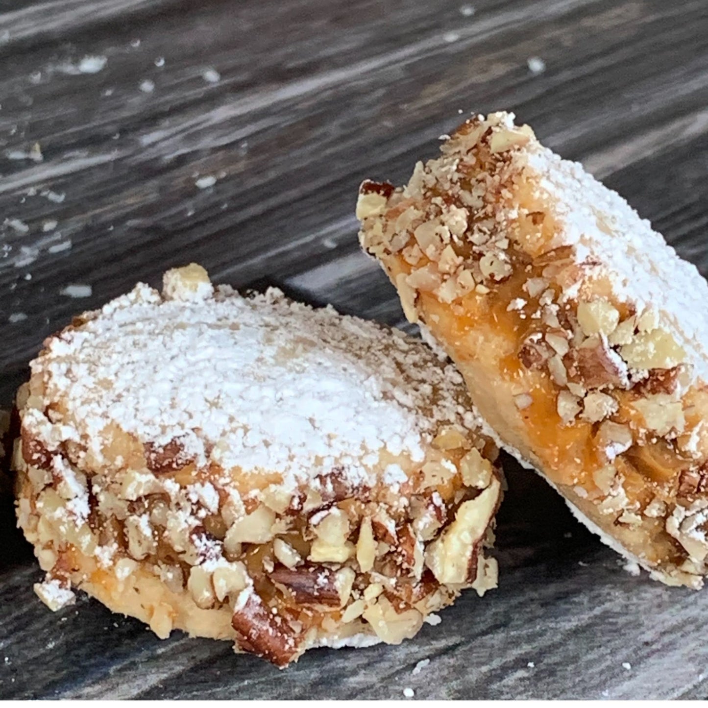 Pecan Dulce de Leche Alfajores